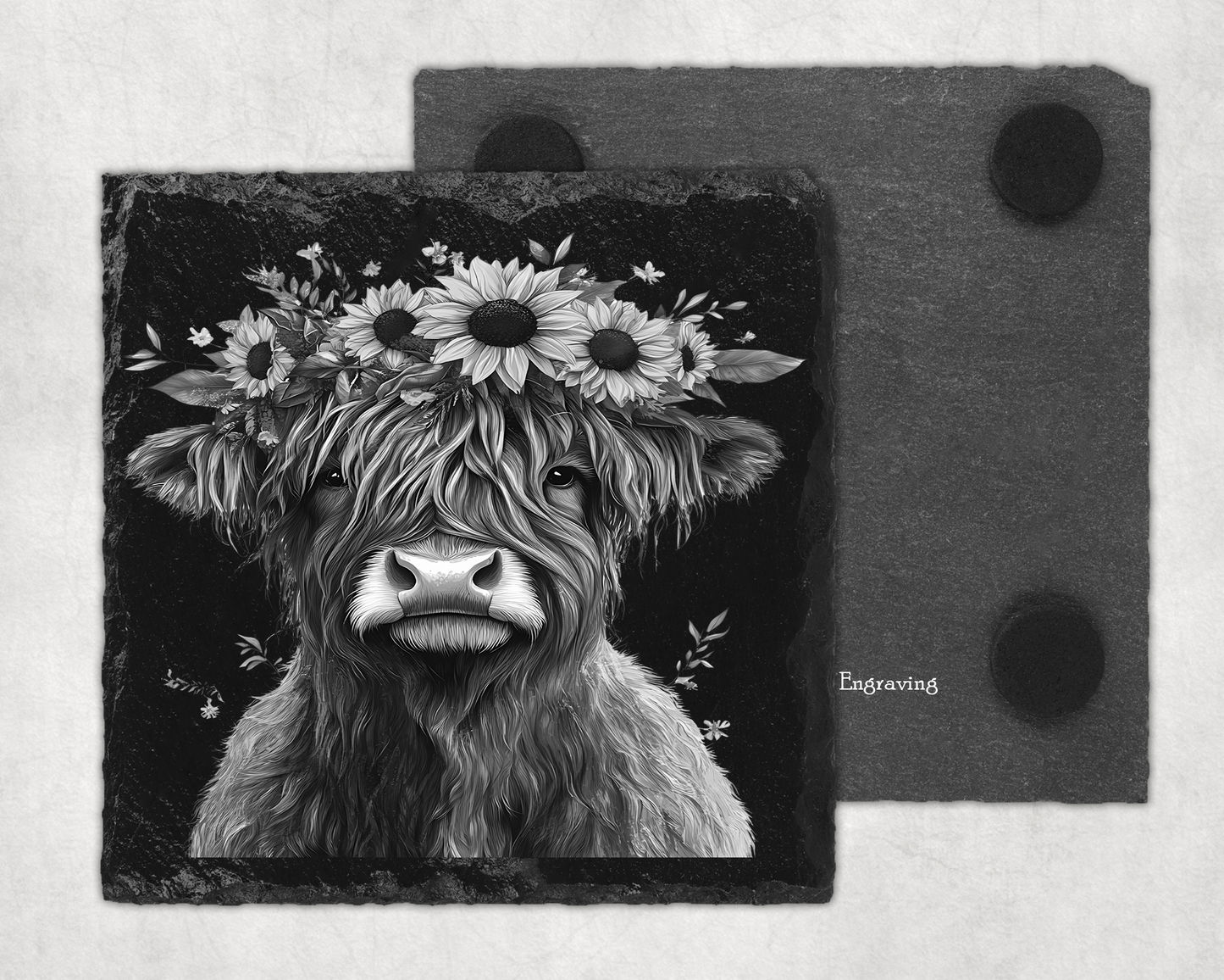 Custom Engraved Coasters -SET OF 4-